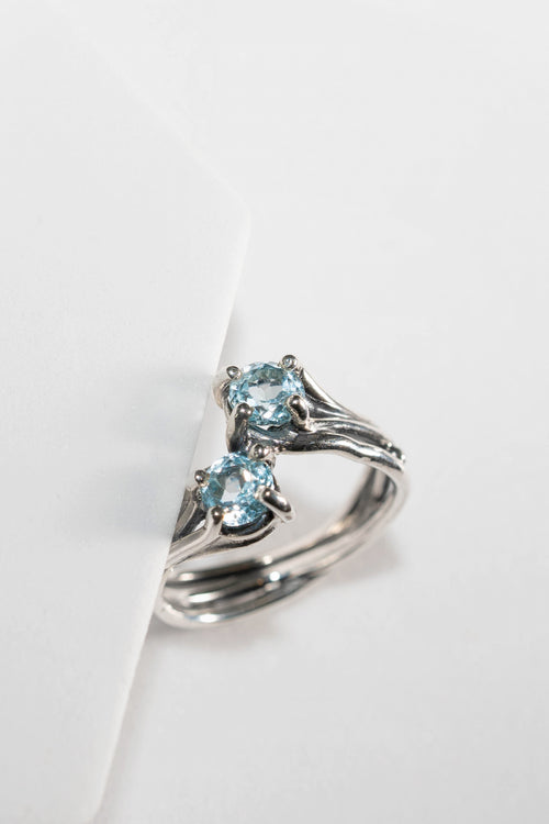 Blue Topaz Oceania Ring