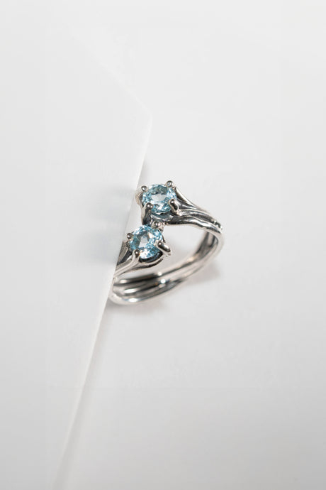 Blue Topaz Oceania Ring