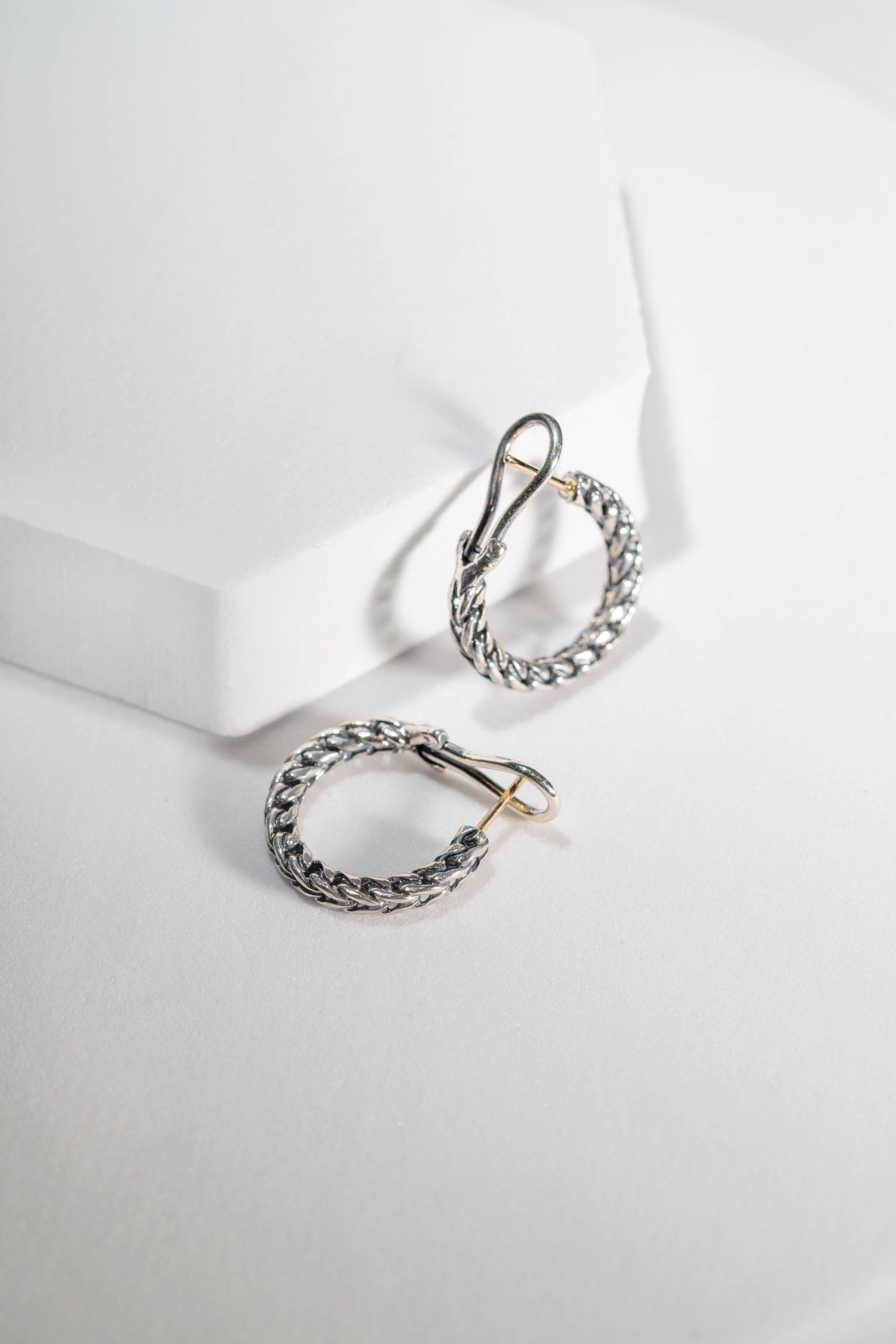 Omega Oran Chain Hoops – Aquani