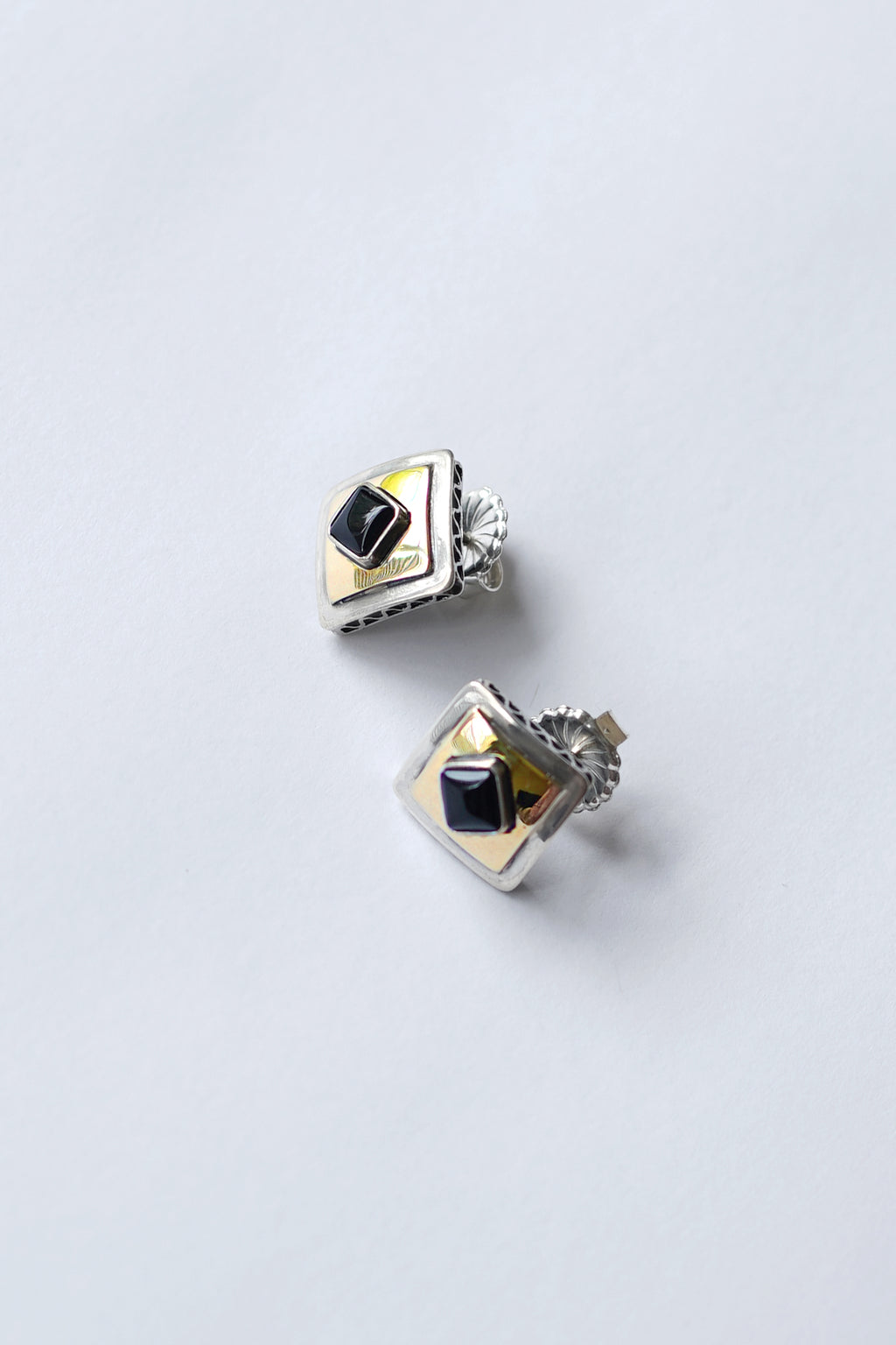 Black Onyx Cleo Studs