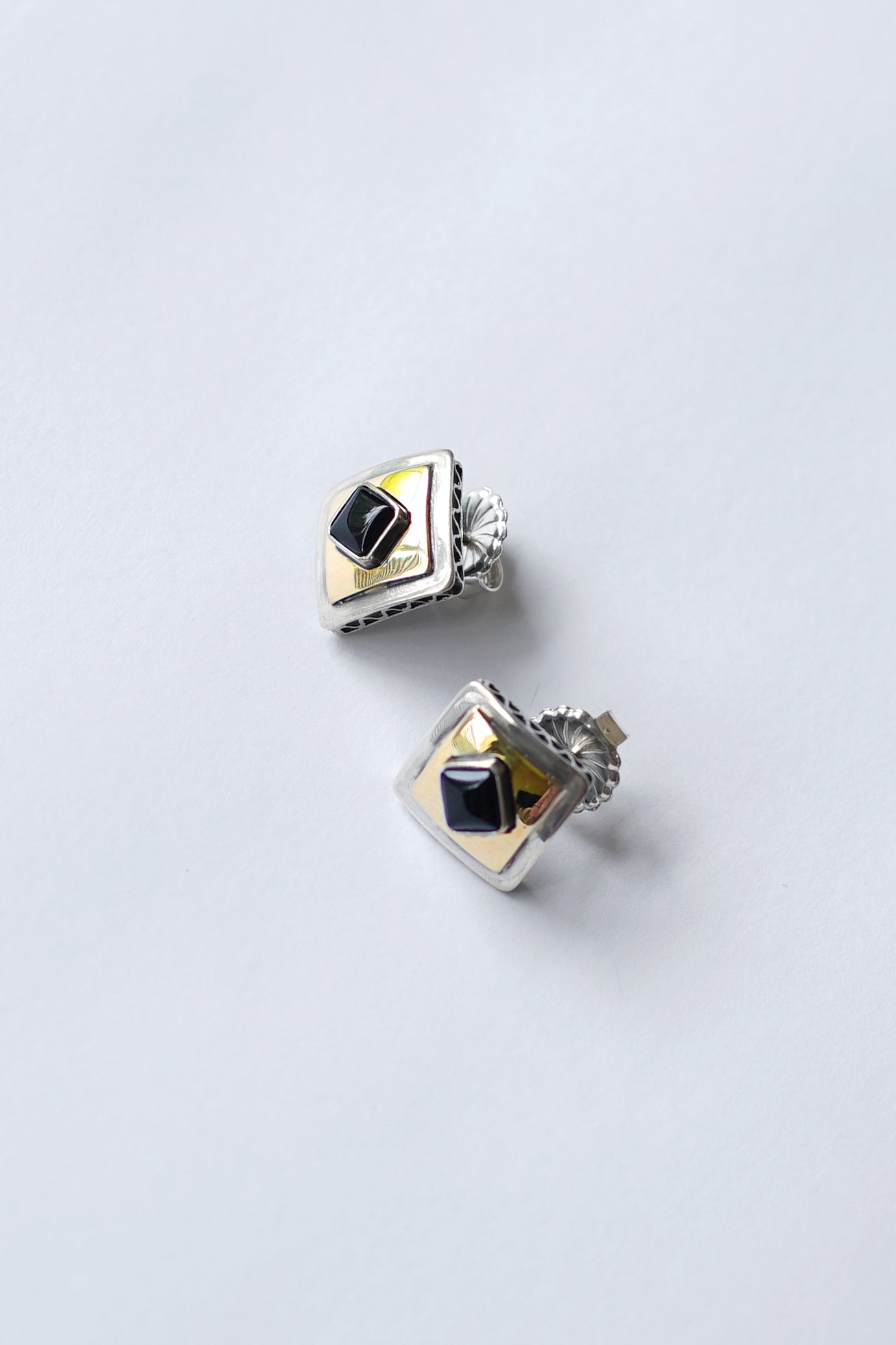 Black Onyx Cleo Studs