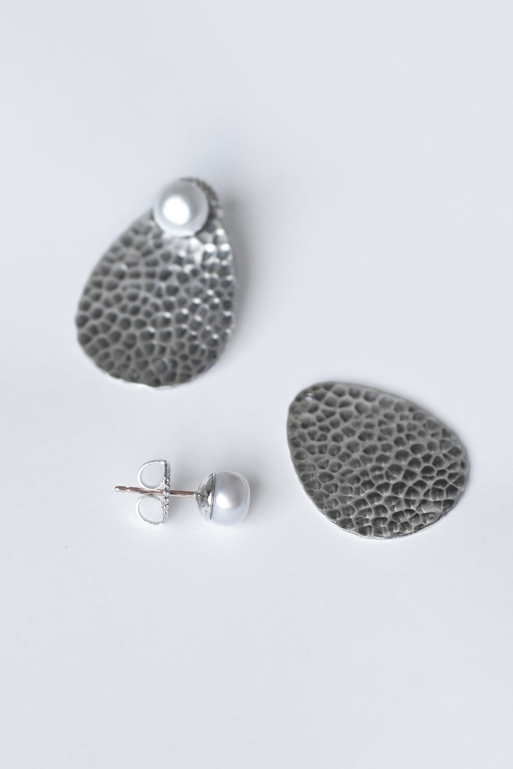 Dhalia Three-in-One Pearl Earrings