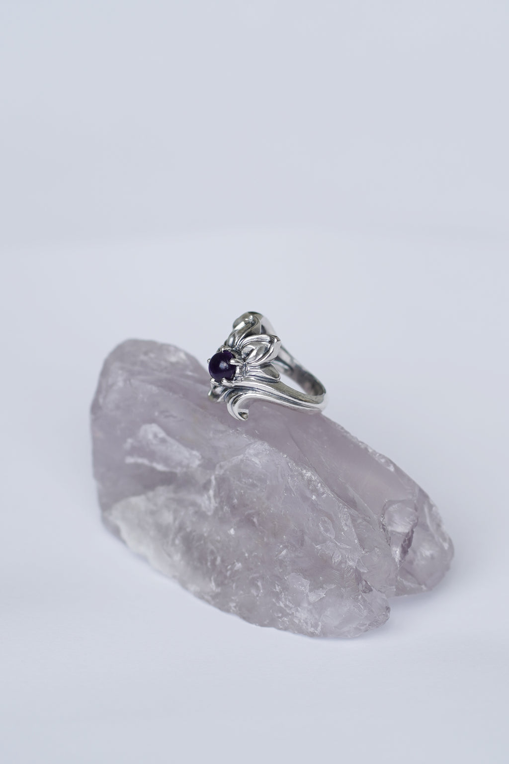Amethyst Magnolia Ring
