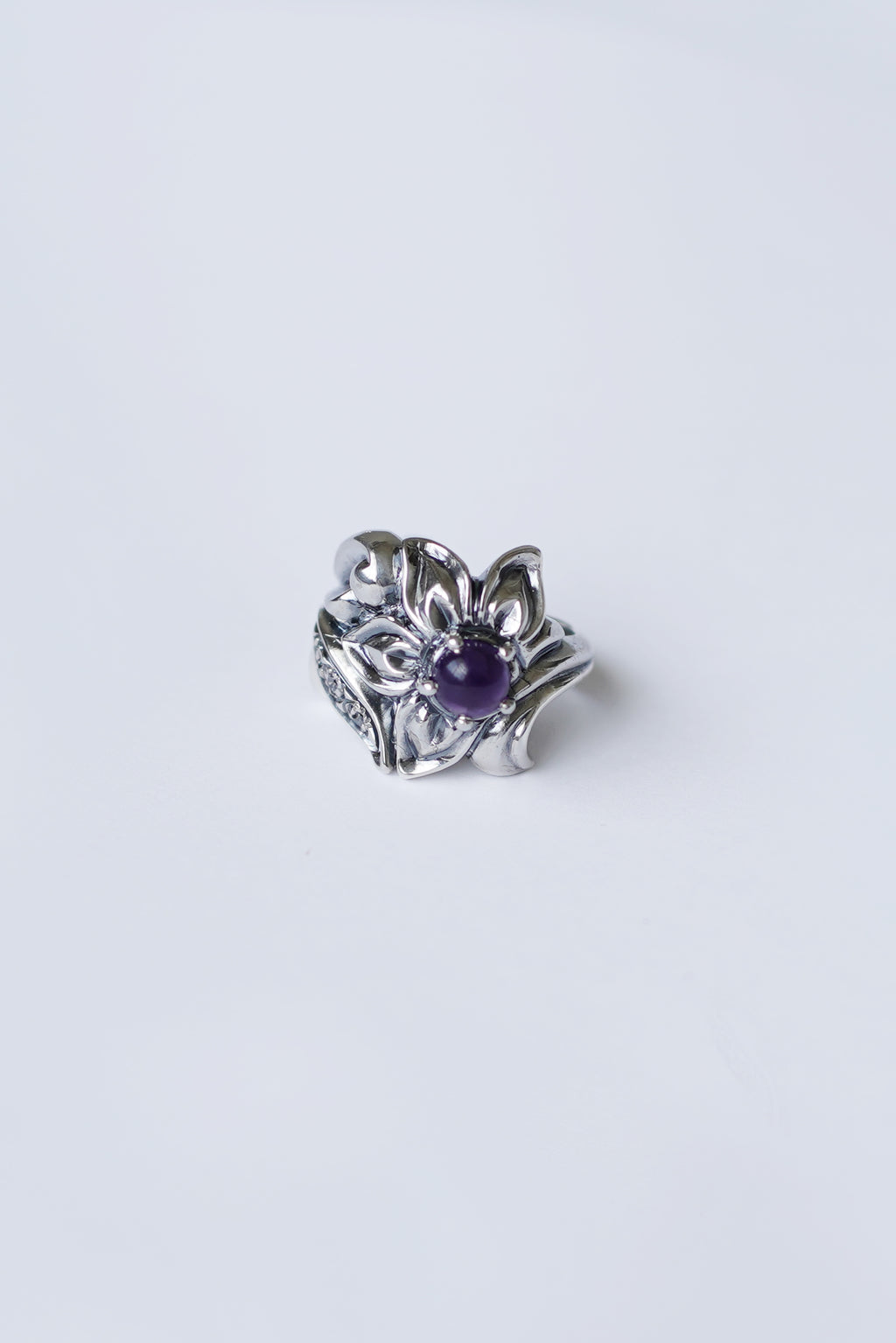 Amethyst Magnolia Ring