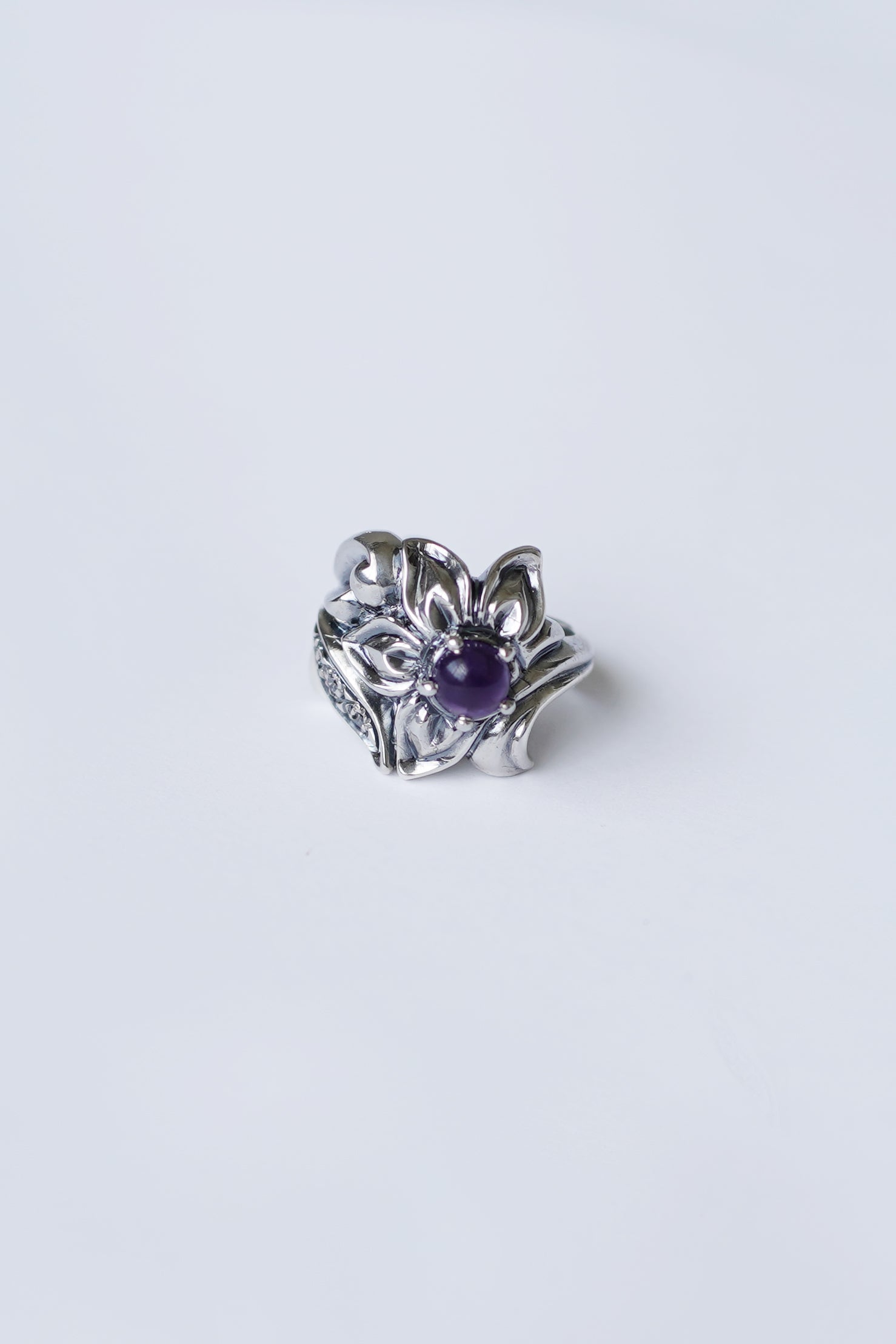 Amethyst Magnolia Ring