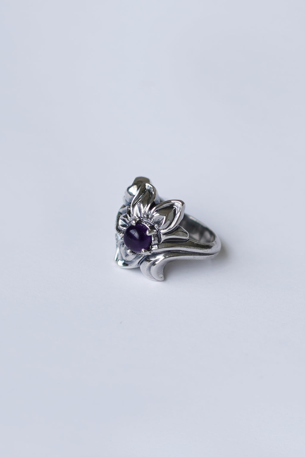 Amethyst Magnolia Ring