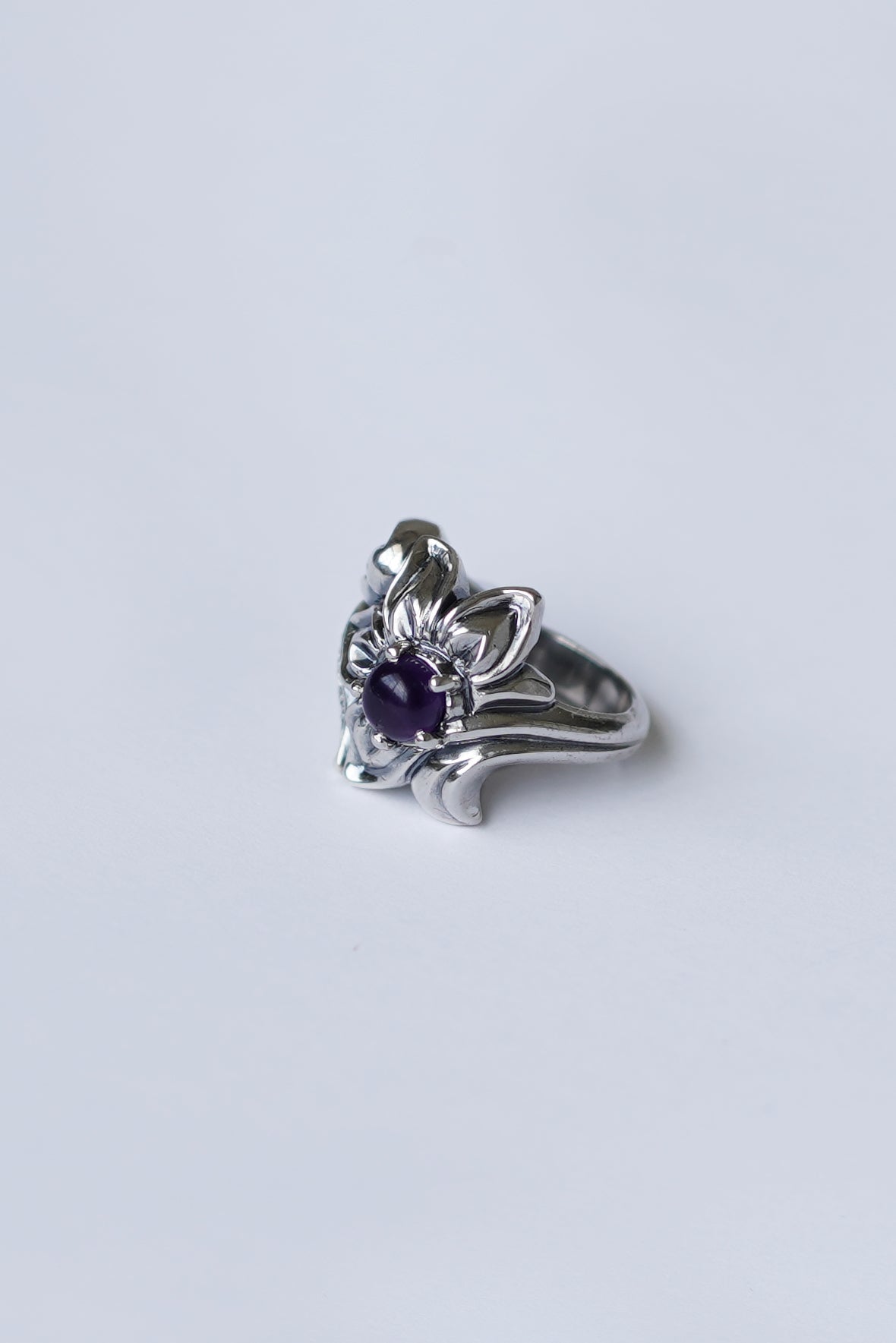 Amethyst Magnolia Ring