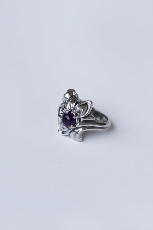 Amethyst Magnolia Ring