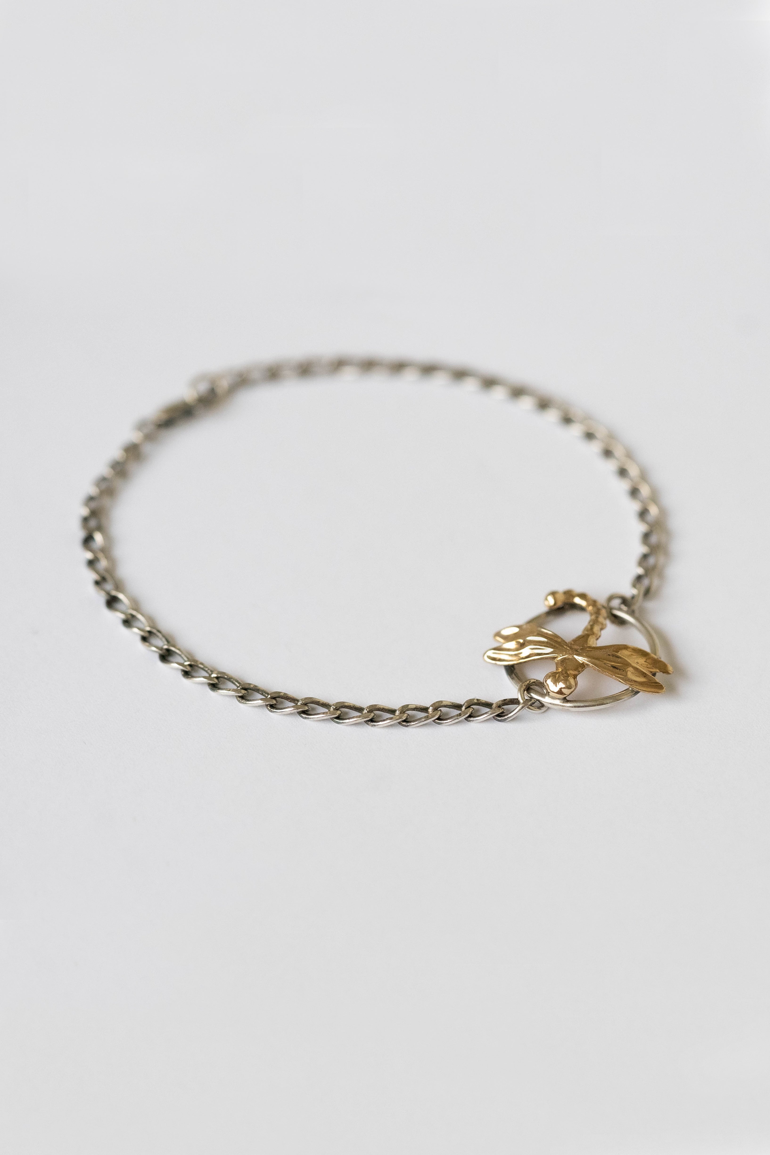 Gold Dragonfly Bracelet