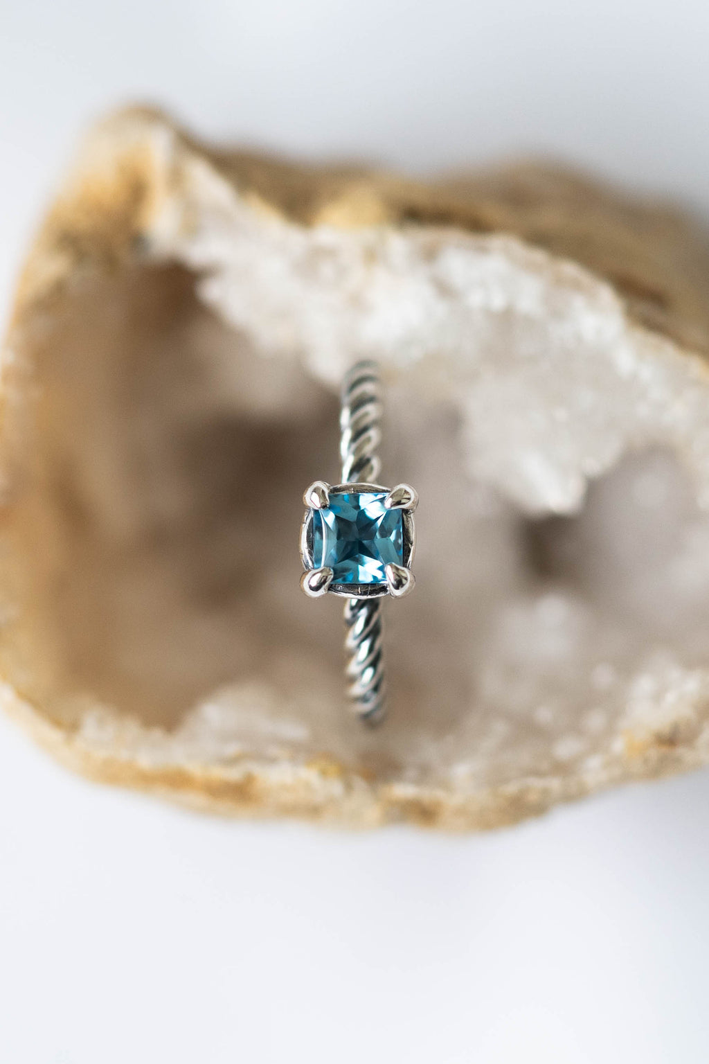 Blue Topaz Sophia Ring