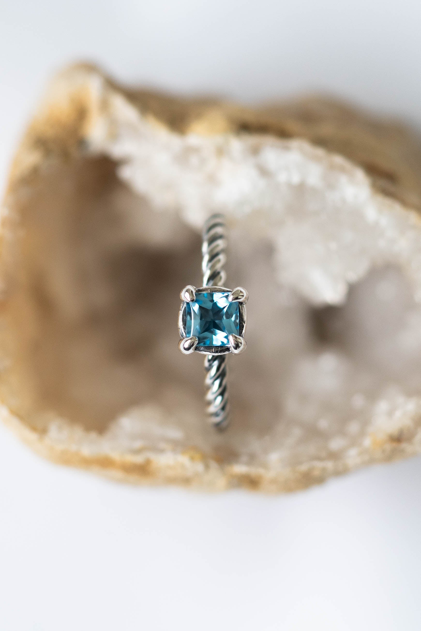 Blue Topaz Sophia Ring
