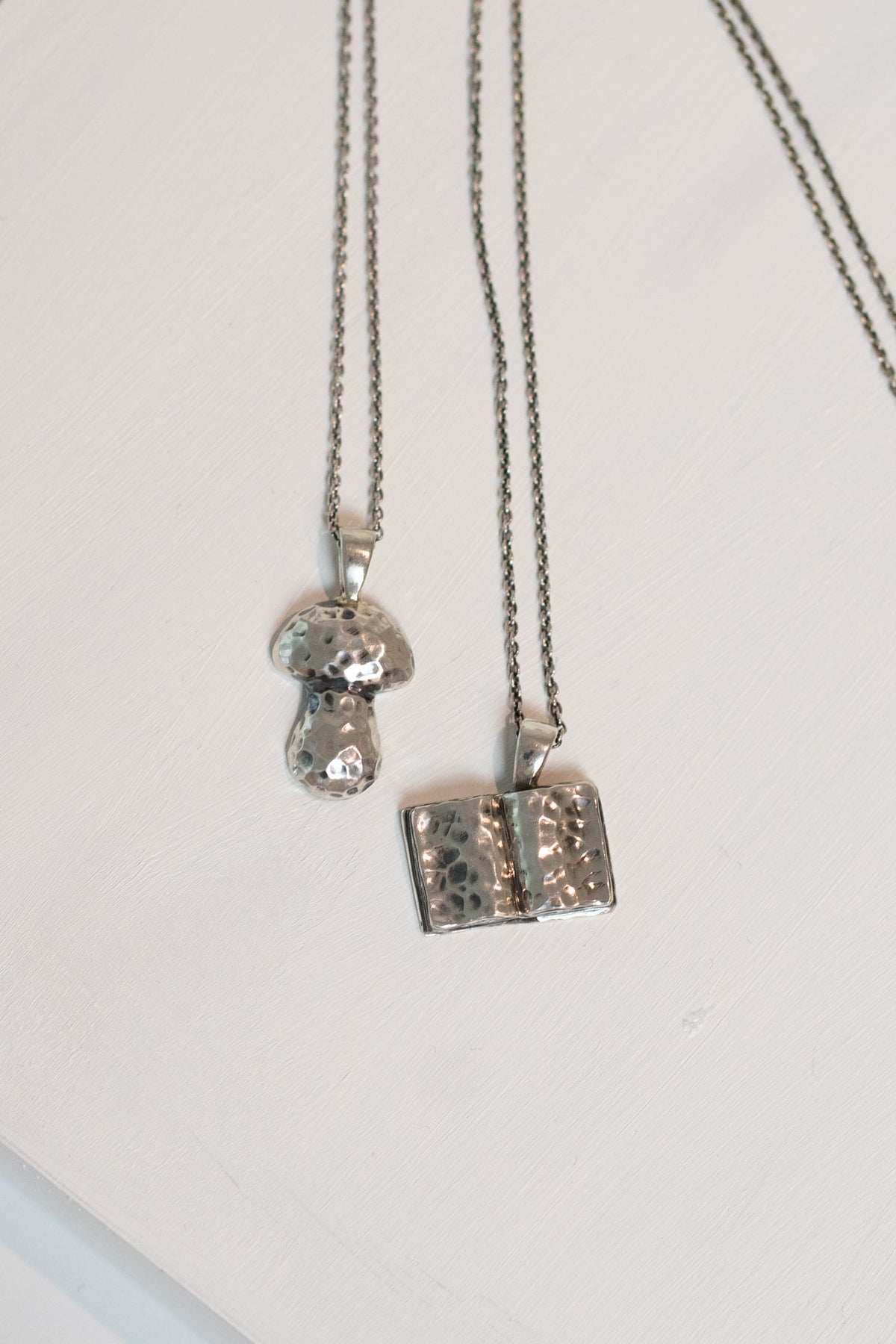 Open Book Necklace