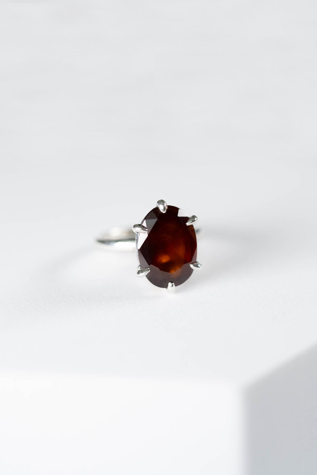 Mara Hessonite Garnet Ring