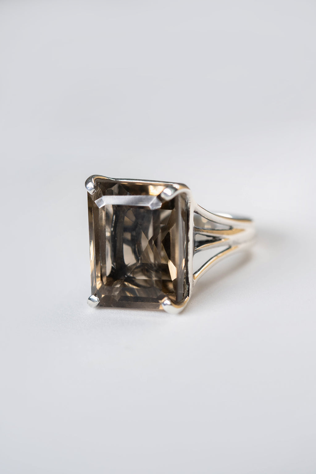 Smoky Quartz Josephine ring
