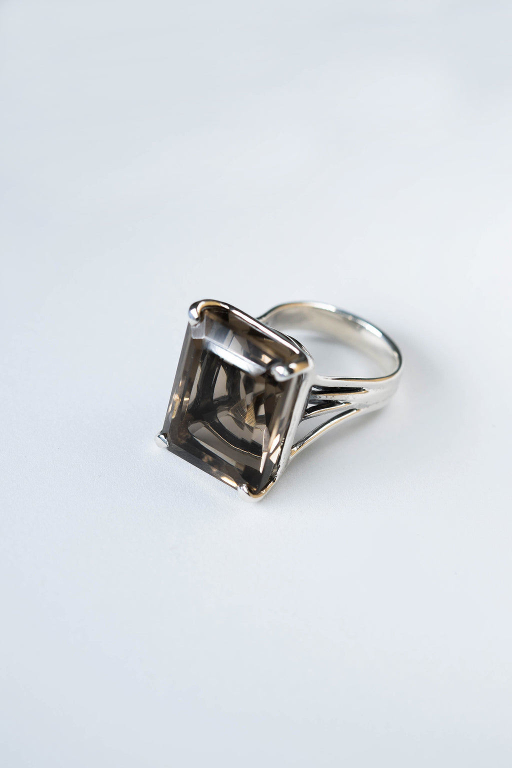 Smoky Quartz Josephine ring