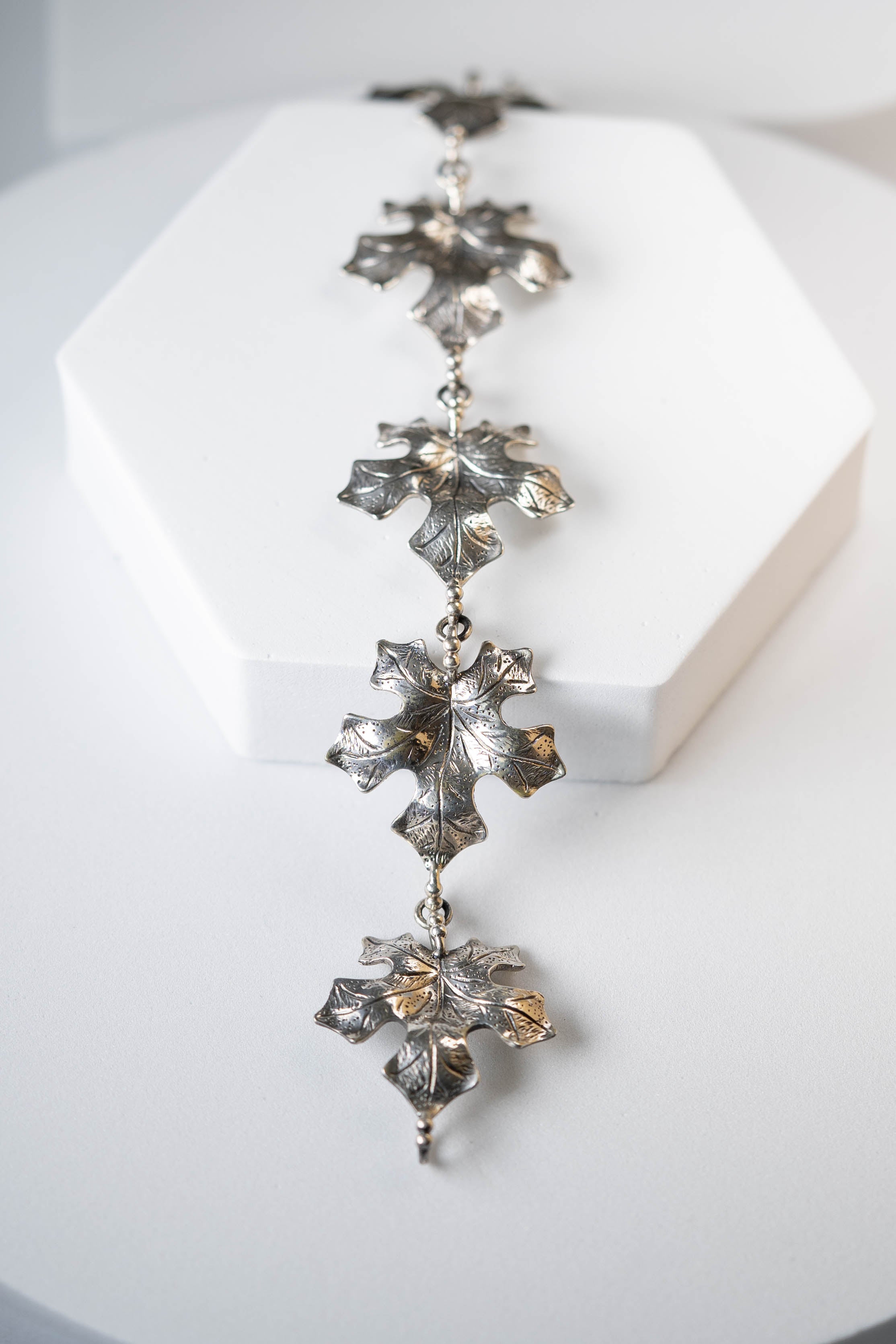 Maple Leaf Links Bracelet