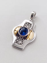 Blue Stone Byzantine Pendant