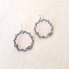 Wire Wrapped Hoop Earrings