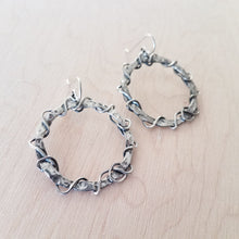Wire Wrapped Hoop Earrings