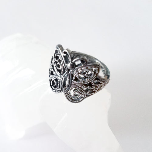 Filigree Butterfly Ring