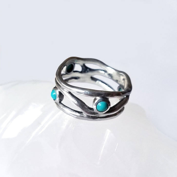 Turquoise River Ring