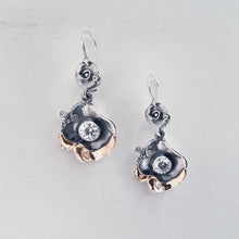 Gaia Silver and Gold Earrings