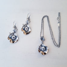 Gaia Silver and Gold Earrings