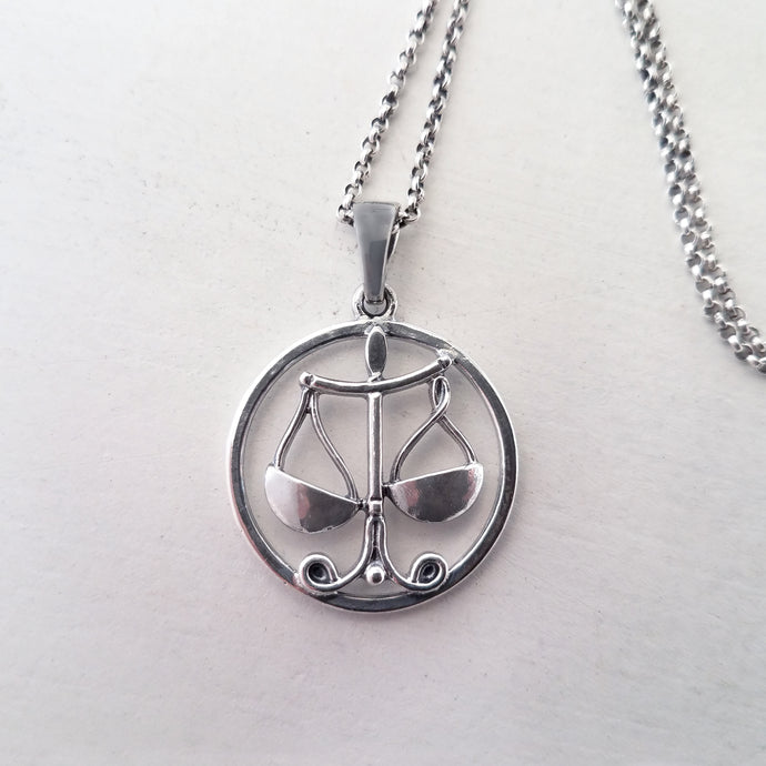 Libra Zodiac Necklace