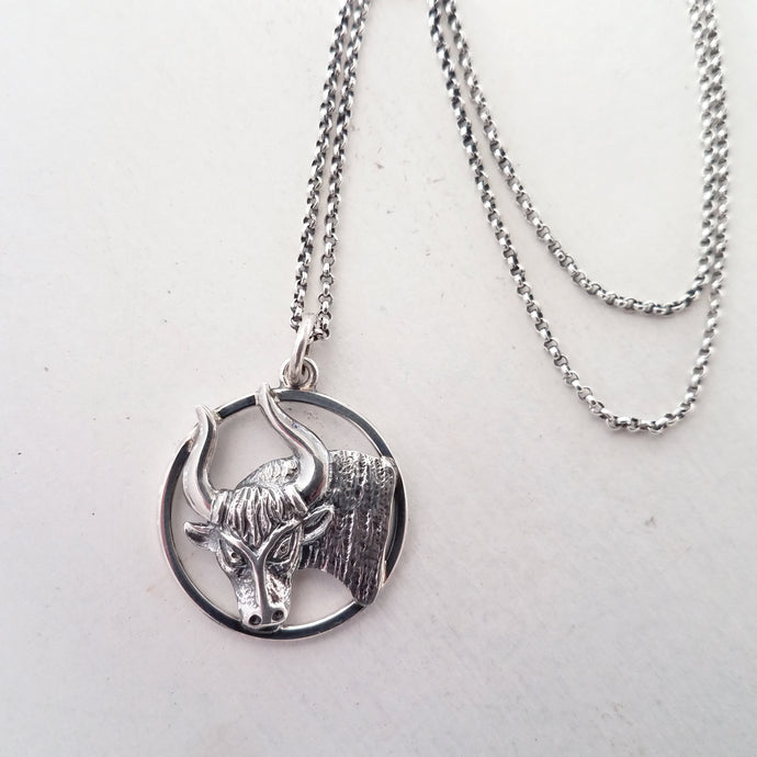 Taurus Zodiac Necklace