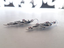 Pink Tourmaline Vine Earrings