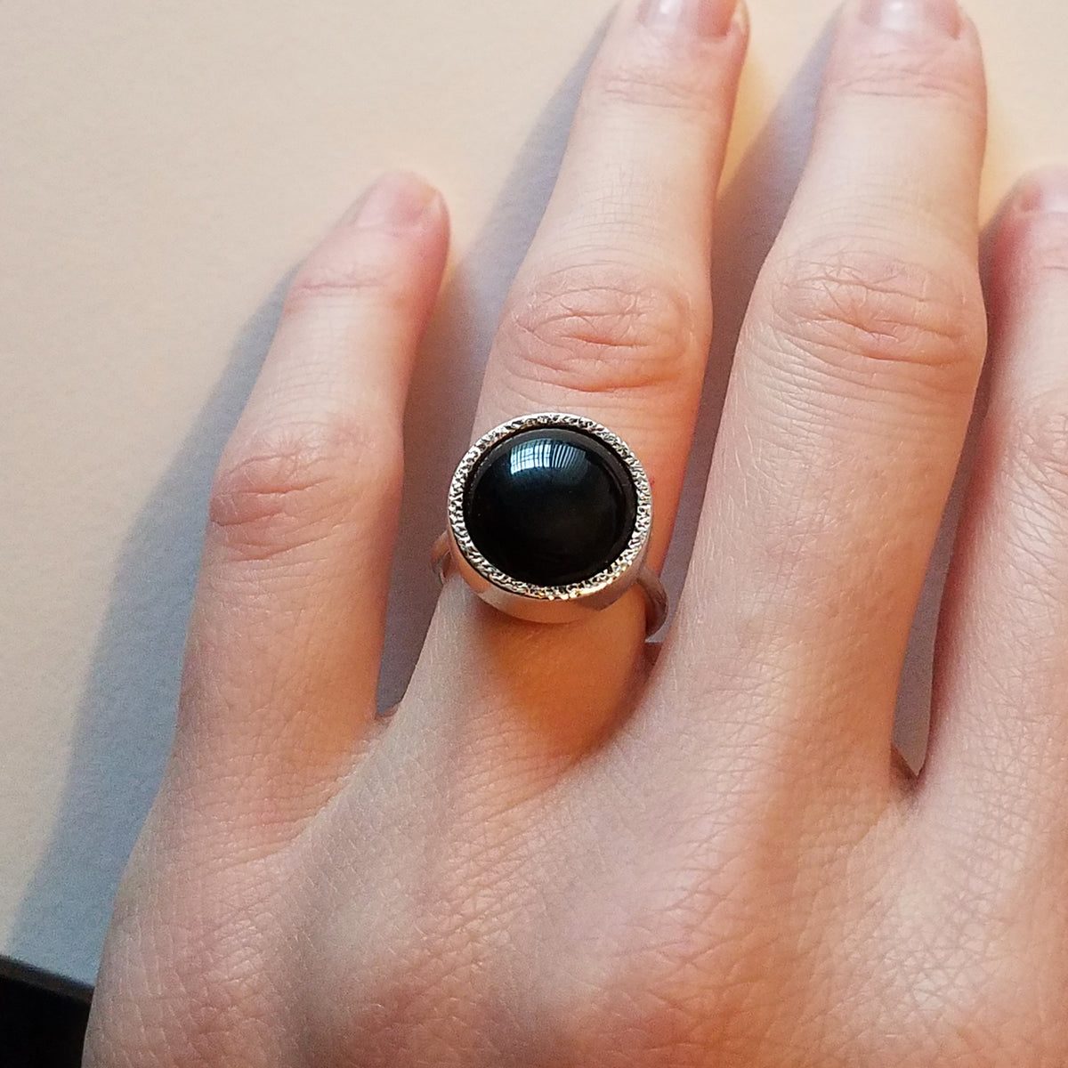 Lyon Black Onyx Ring