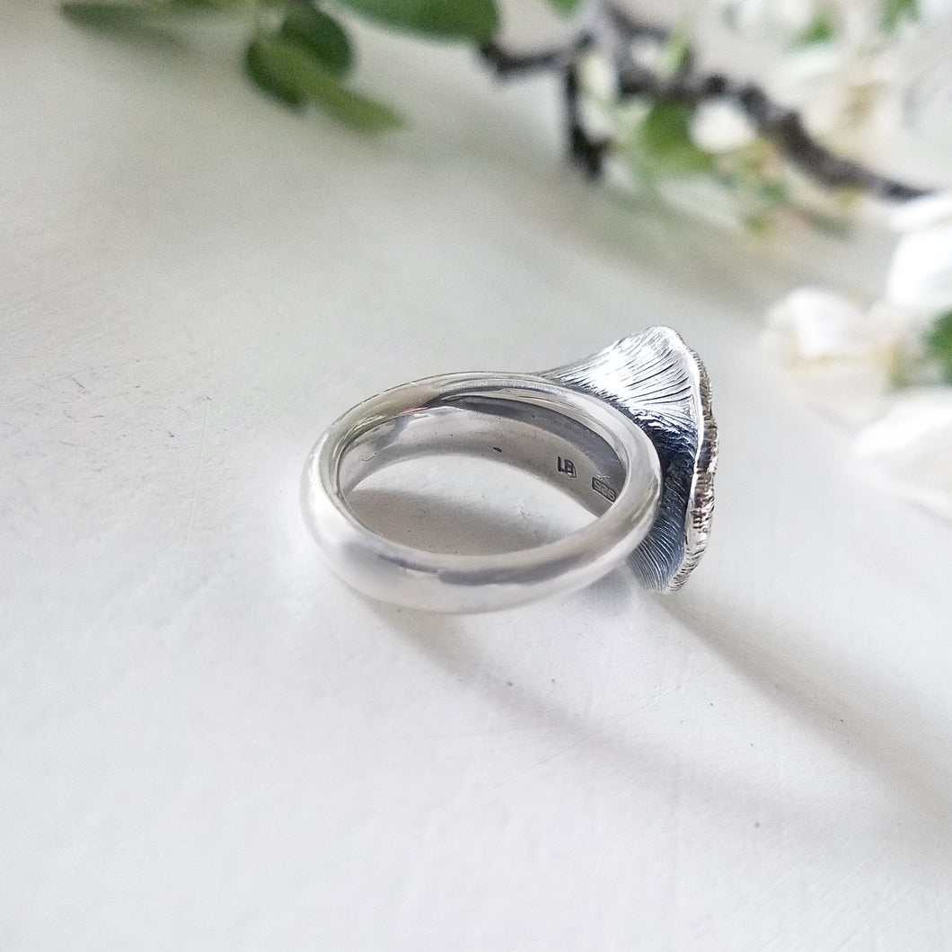Calla Lily Flower Ring Sterling Silver | Esquivel and Fees | Handmade Charm  and Jewelry Designs