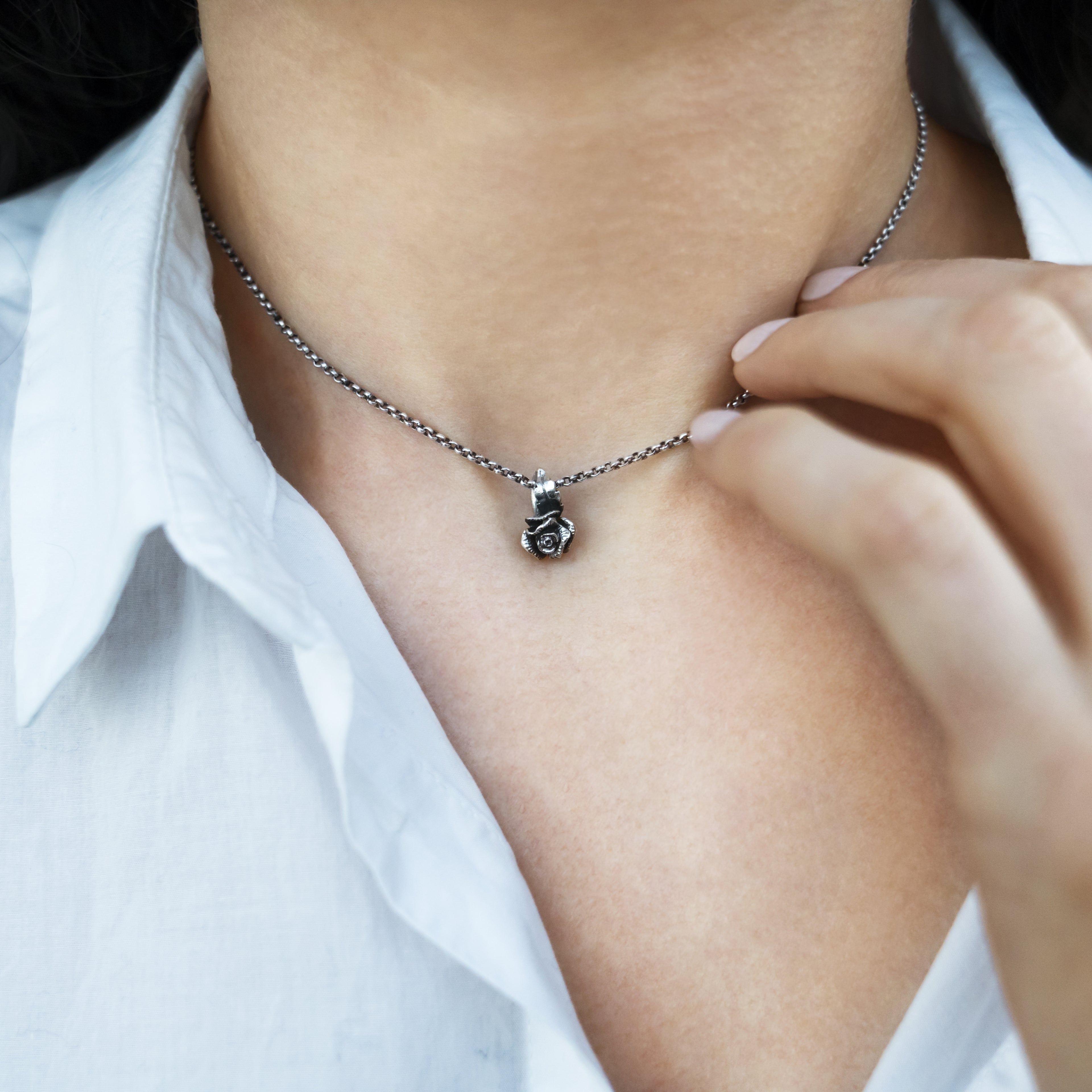 Rose Flower Necklace