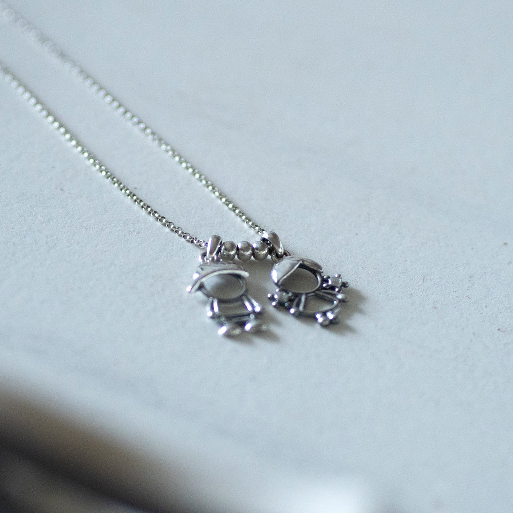 Boy and Girl Necklace
