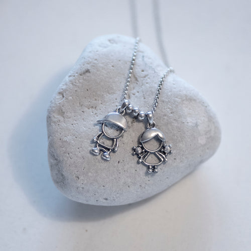 Boy and Girl Necklace