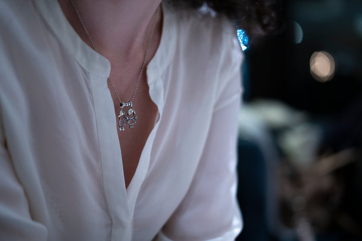 Boy and Girl Necklace