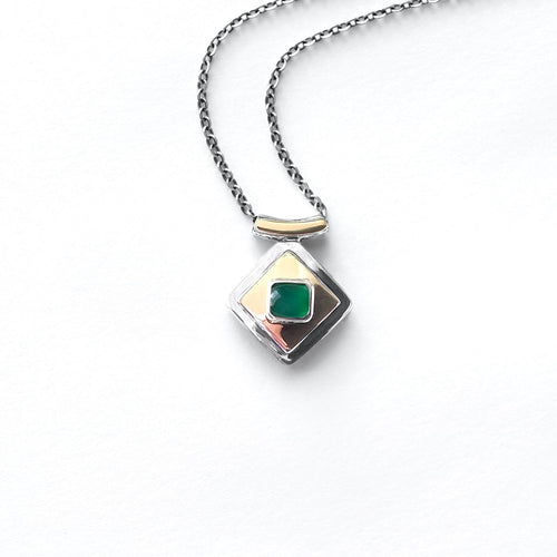 Green Agate Cleo Necklace