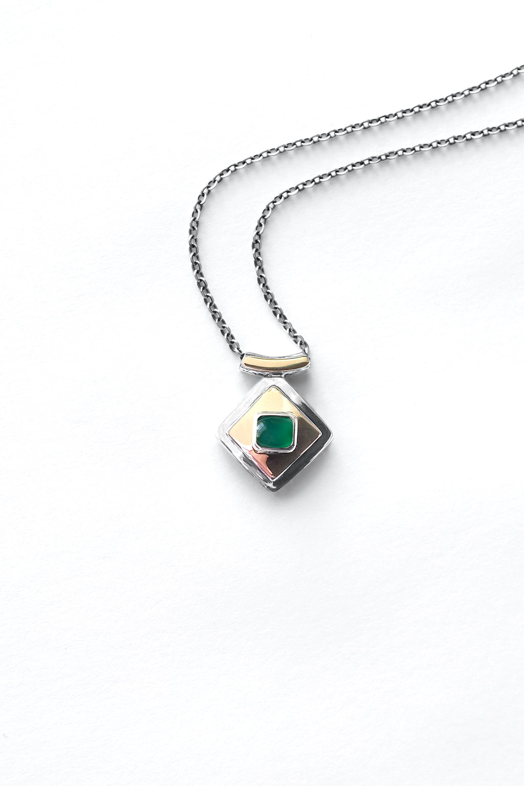 Green Agate Cleo Necklace