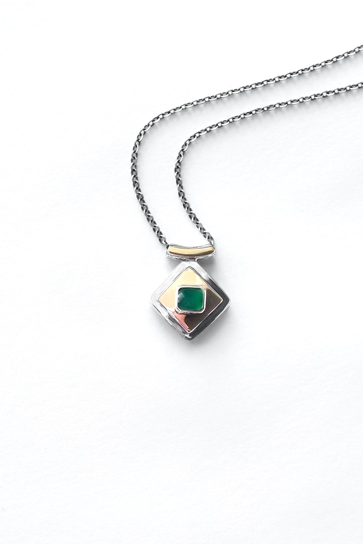 Green Agate Cleo Necklace