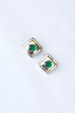 Green Agate Cleo Studs