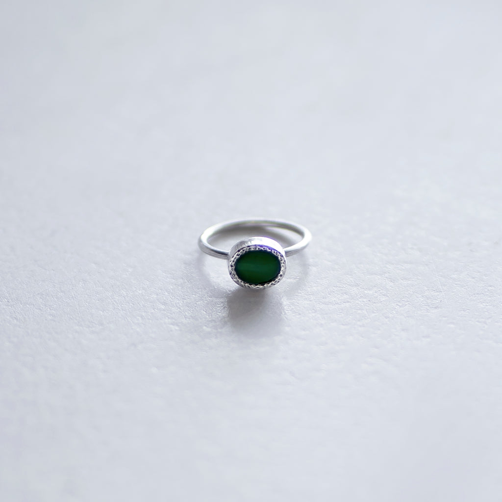 Green Emerald Ring