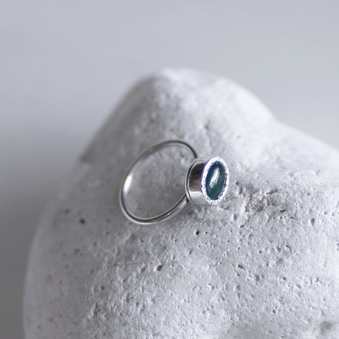 Green Emerald Ring