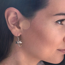 Firefly Earrings with Glowing Tails