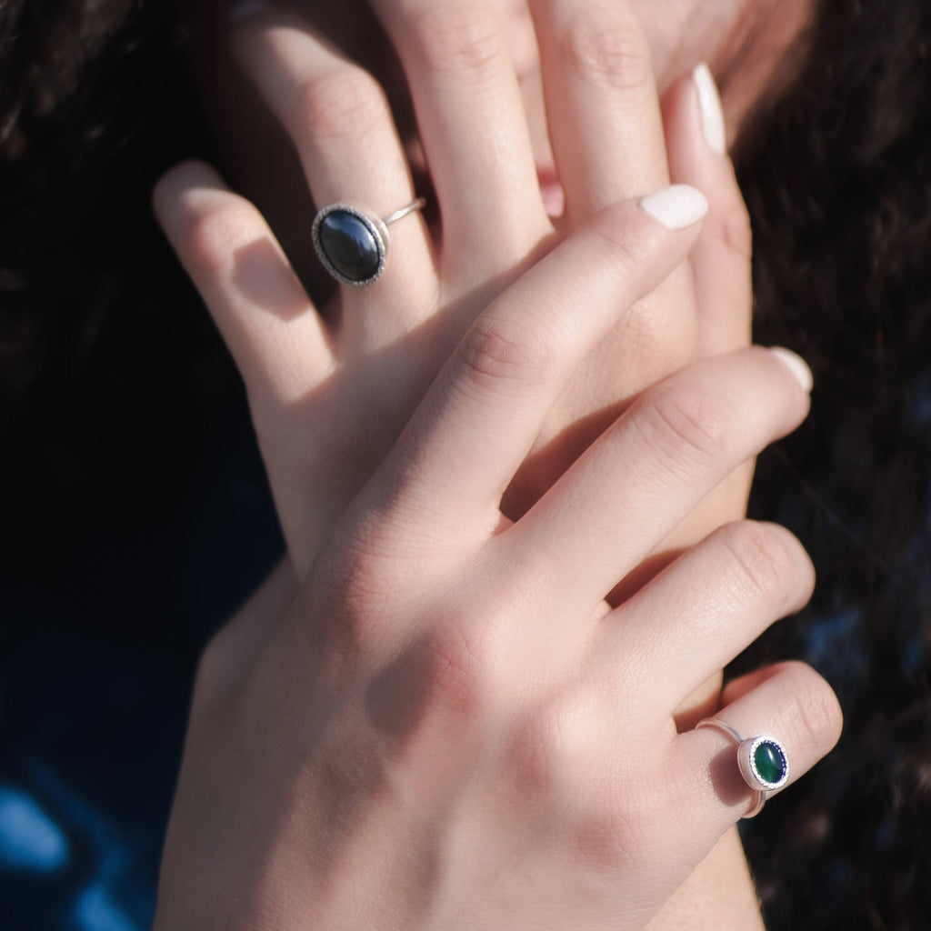Paris Black Onyx Ring