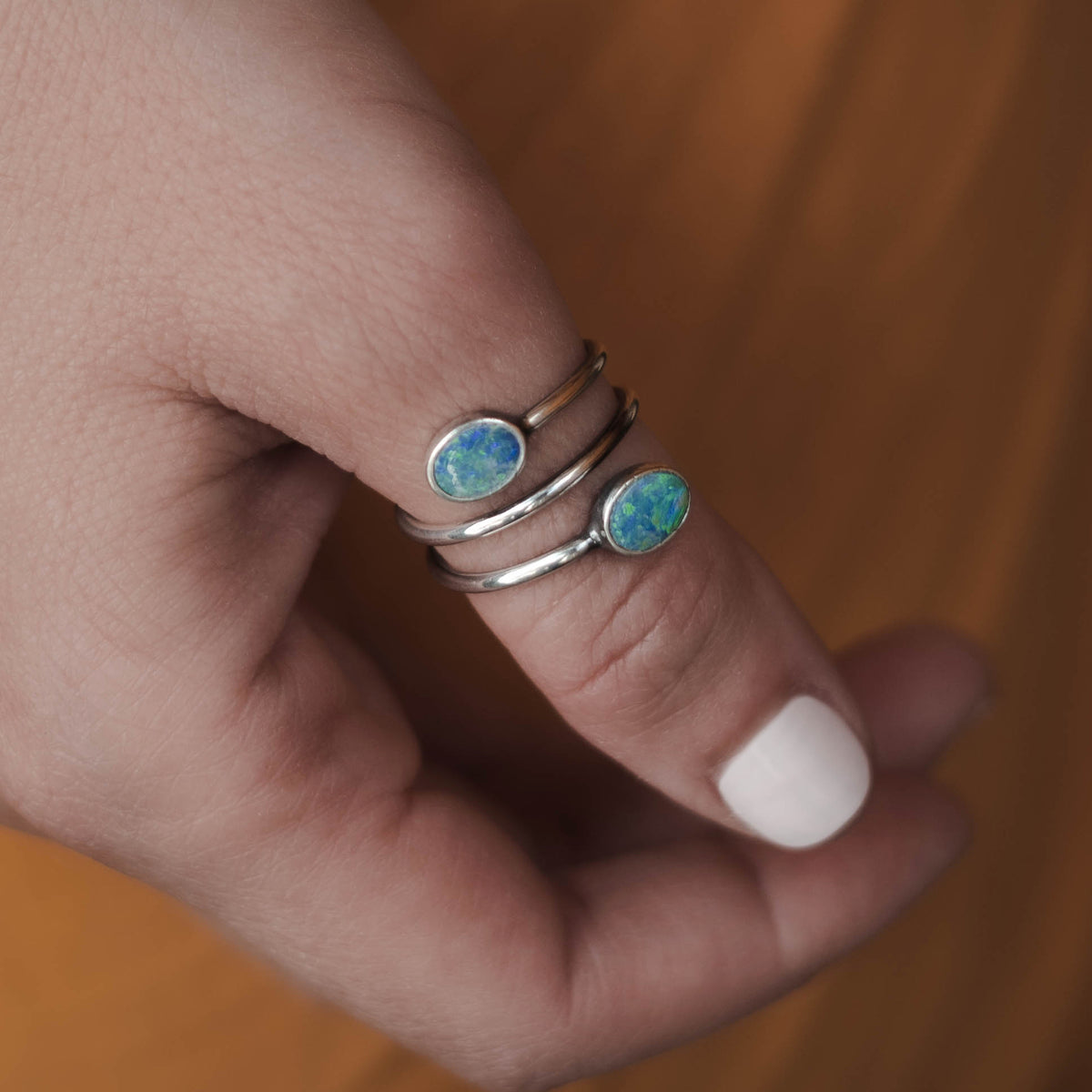 Gemma II Australian Opal Ring