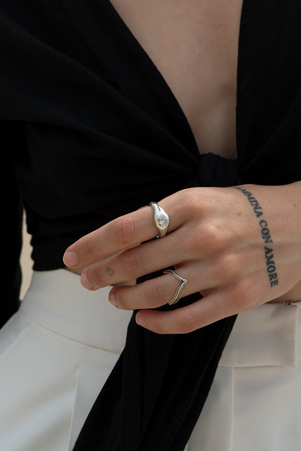 Celeste Signet Ring