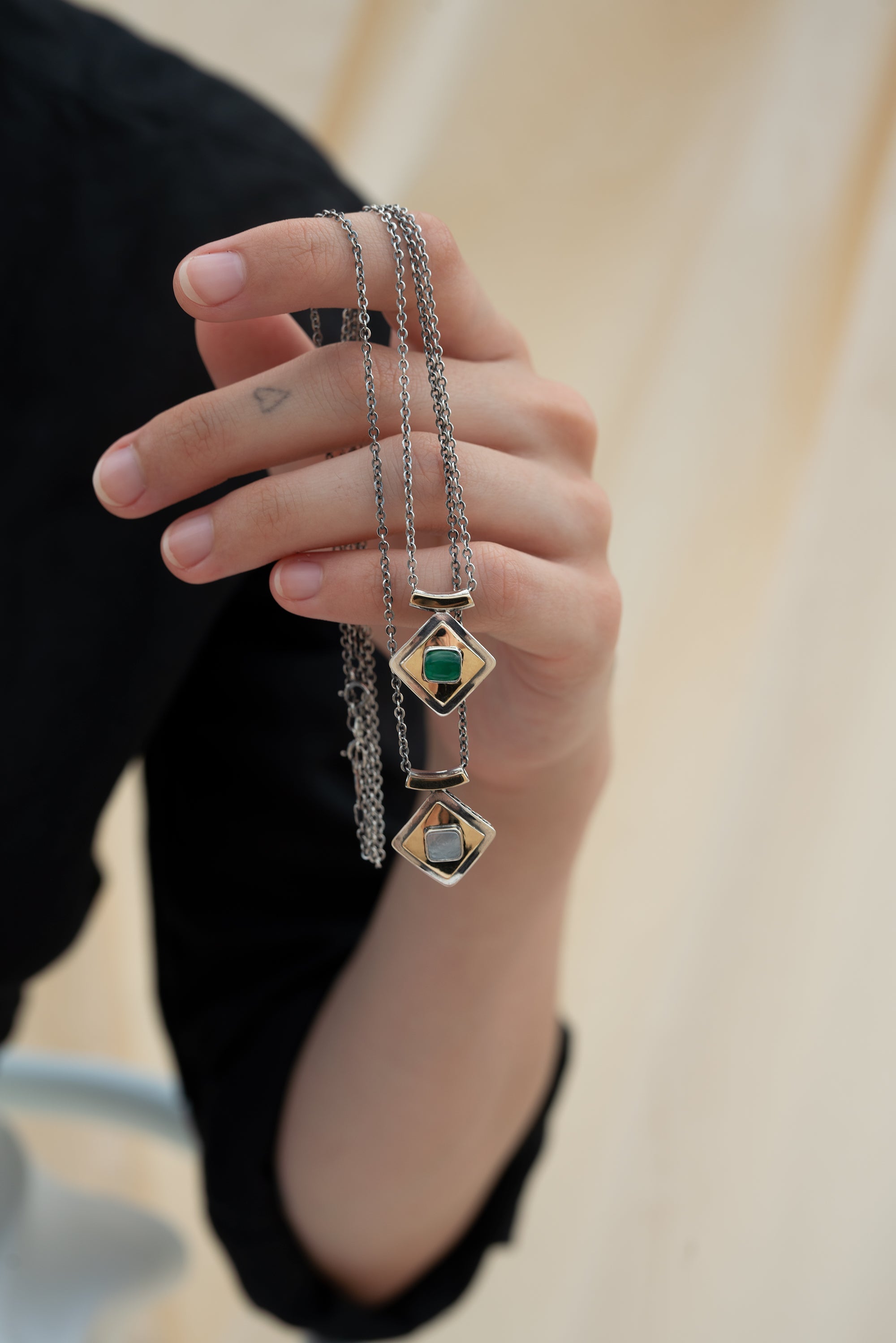 Black Onyx Cleo Necklace