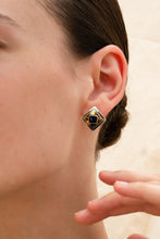Black Onyx Cleo Studs
