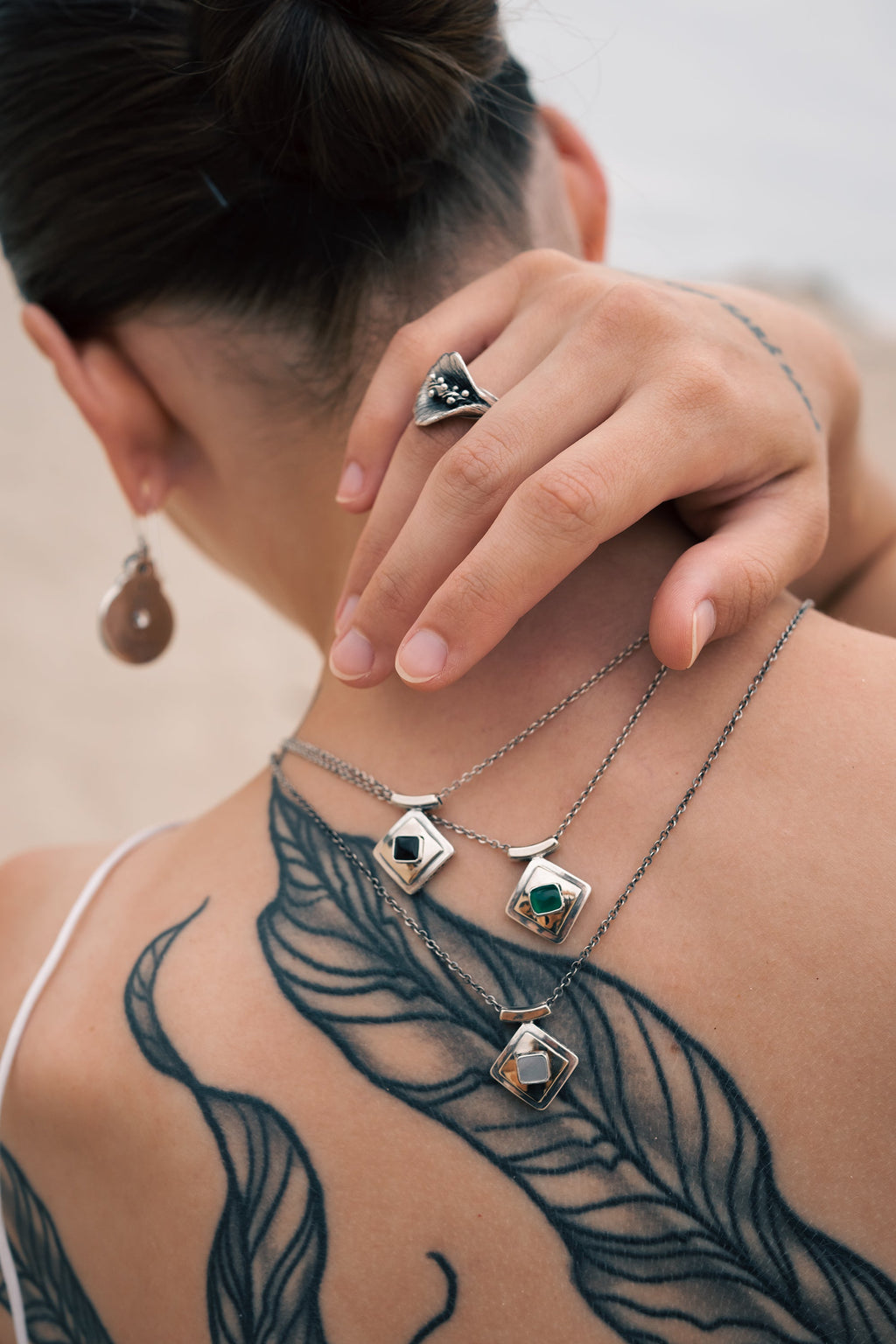 Black Onyx Cleo Necklace