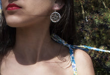 Mandala Round Earrings